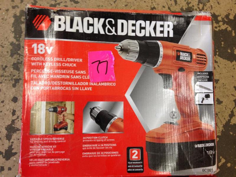 Black & Decker drill