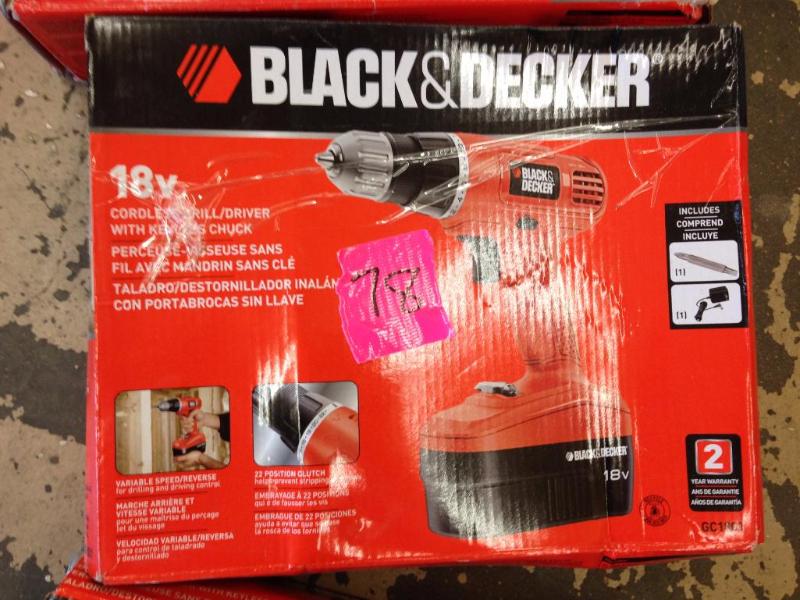 Black & Decker drill