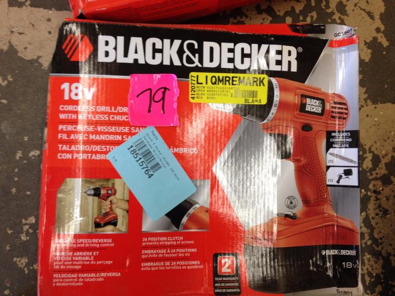Black & Decker drill