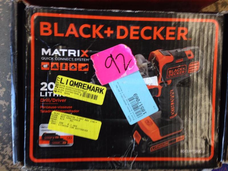 Black & Decker drill