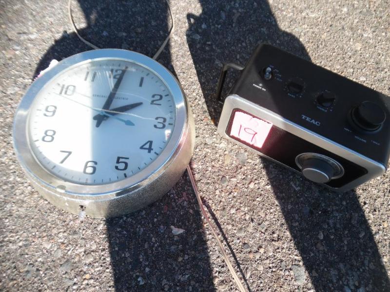 Radio and Electric Clock