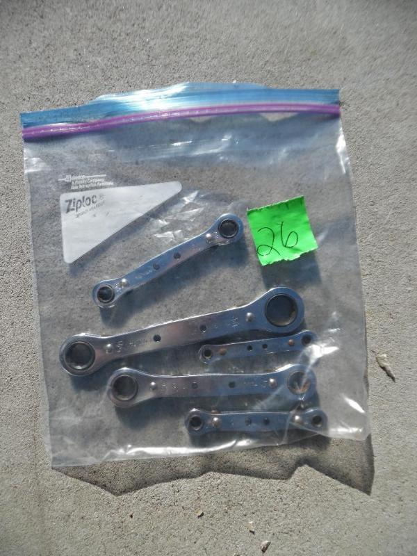 5 Piece Rachet Wrench Set