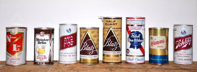 Rare Beer can flat top and flip top collectio...
