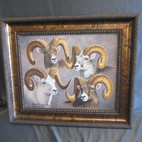 lot 108 image: Mountain Sheep Giclee