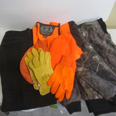 lot 142 image: Browning Jacket, Wool Pants, Vest, Gloves