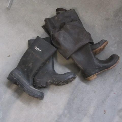 lot 169 image: Hip Waders, LaCrosse Boots