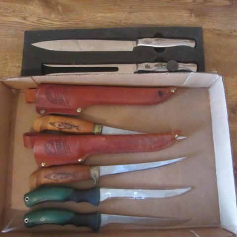 lot 196 image: Filet Knives