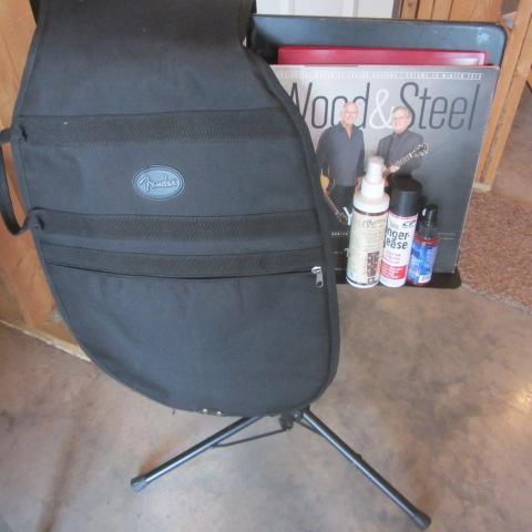 lot 210 image: Music Stand, Case, Book