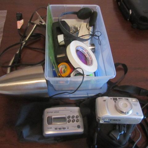 lot 216 image: Light, Radio, Headphones, Camera