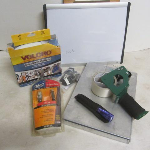 lot 227 image: Dry Erase, Tape Dispenser, Velcro