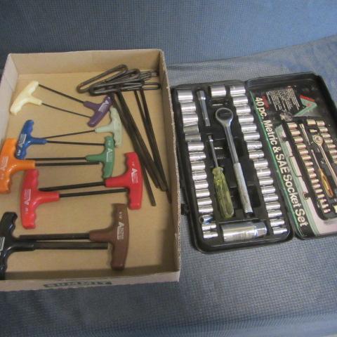 lot 63 image: Hex Keys, Socket Set