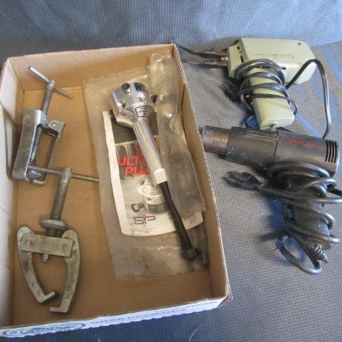 lot 88 image: Gear Pullers, Heat & Solder Gun