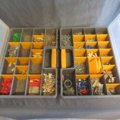 lot 95 image: Organizers with Electrical Supplies