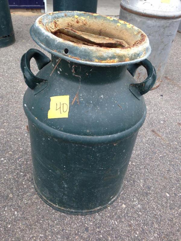 lot 40A image: Milk Can
