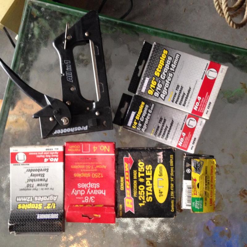 lot 64 image: Staple Gun and Staples
