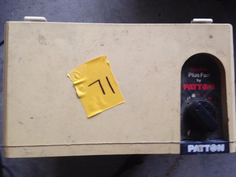 lot 71 image: Heater