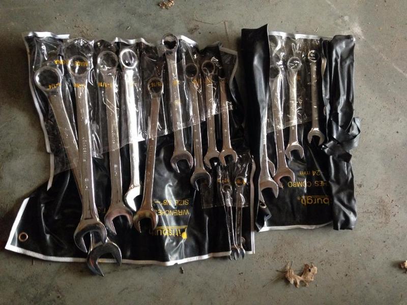 lot 78 image: Tool Box of Wrenches