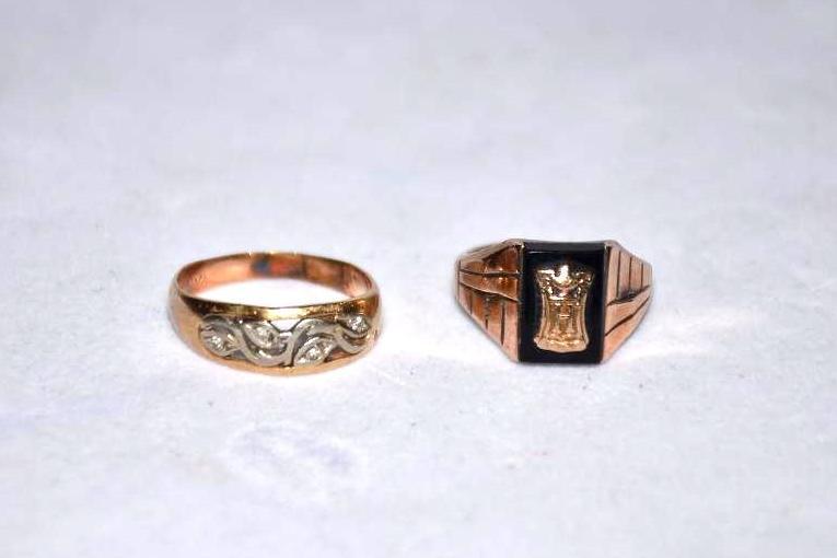 14K Gold &amp Diamond Ring&nbsp  Gold Cre...