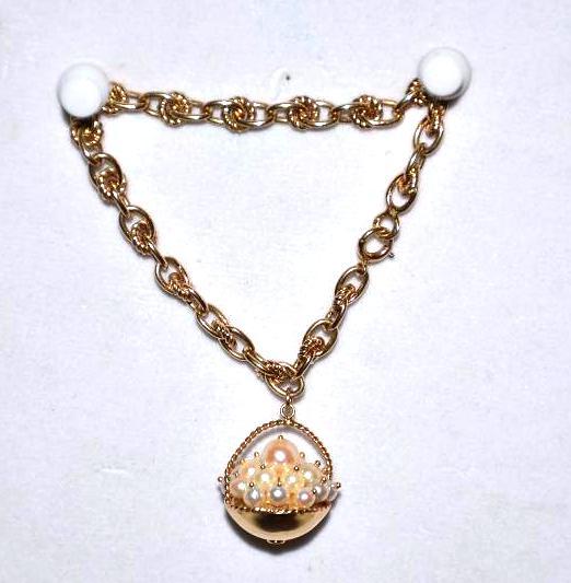 14K Gold&nbspBracelet &amp Genuine Pearl Ba...