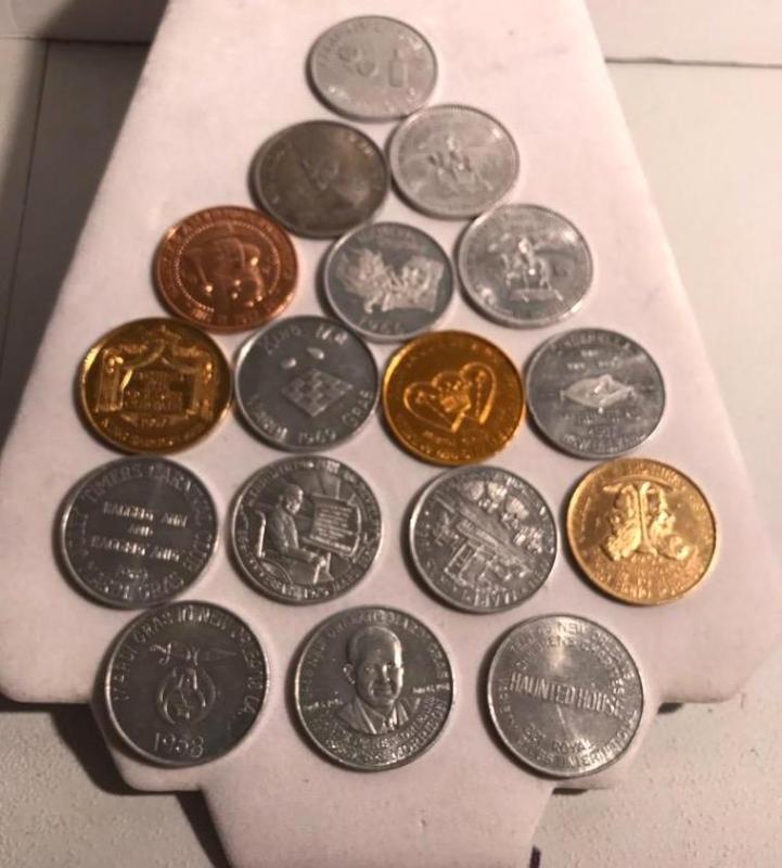 Seventeen 1960s -1970s Mardi Gras Coins....
