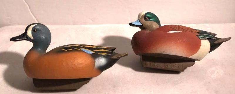 Signed Jeff Brunett Duck Decoys 2007-2008....