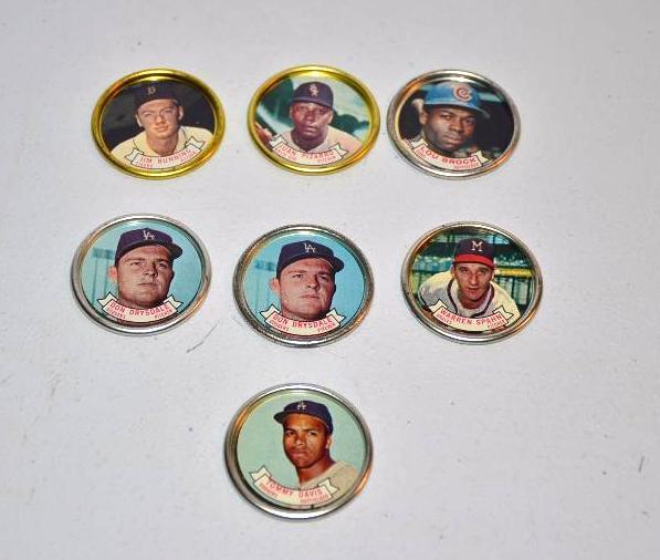 7 Topps&nbsp1964 Baseball Coins including #...