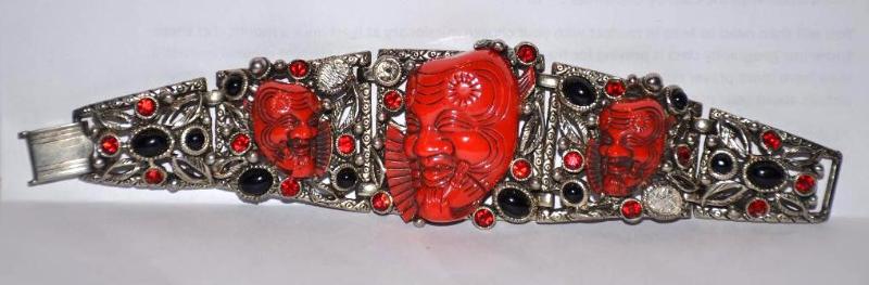 Selro Red Devil Bracelet. Signed Stamped on b...