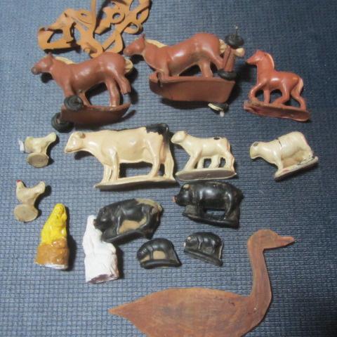 Antique Rubber Animals