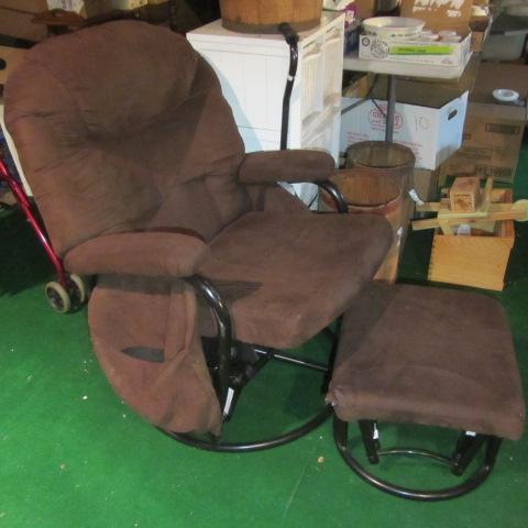 Platform Rocker & Ottoman