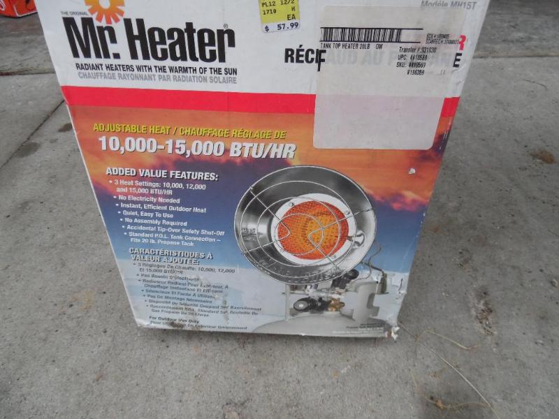 lot 28 image: Mr. Heater Propane Heater