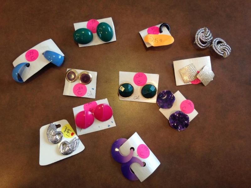 Pierced earrings