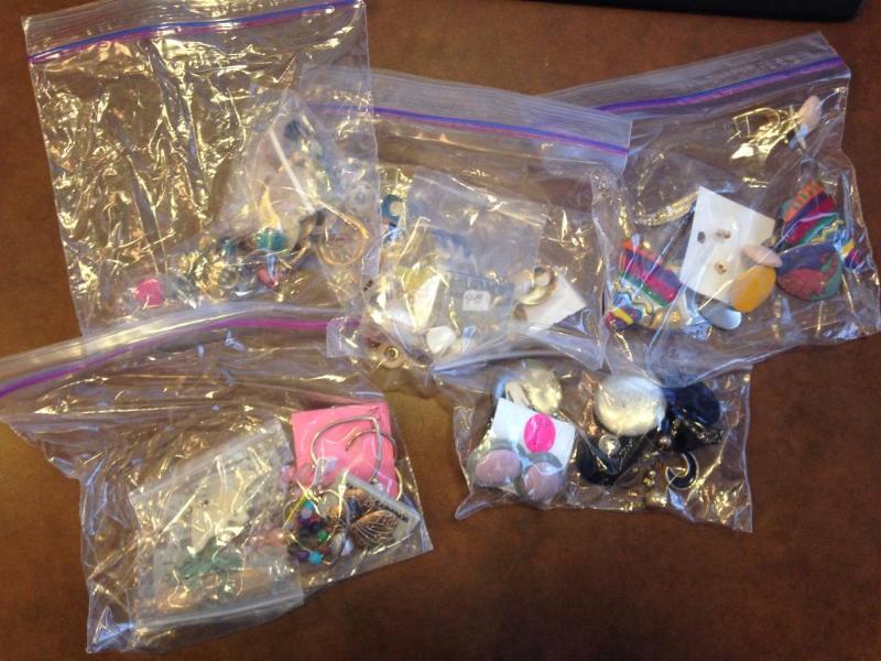 Pierced earrings