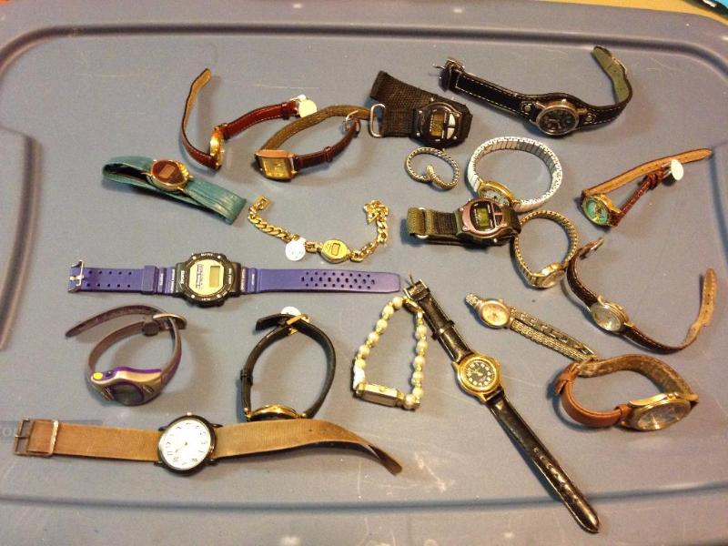 Mixed lot of watches and bands
