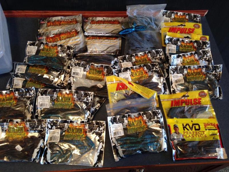 Bass fishing rubber bait