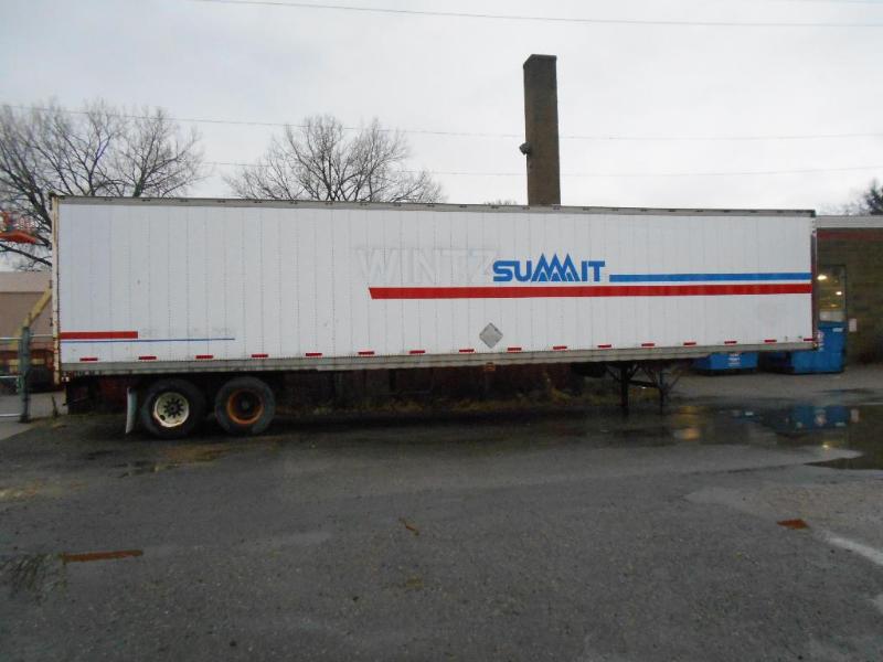 Stoughton 48 Reefer  Semi  Van Trailer  Billboard  Storage