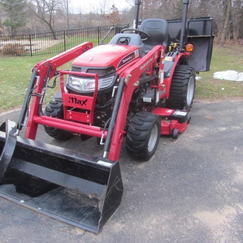 lot 1 image: Mahindra Compact Tractor & Attachments