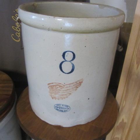 lot 12 image: Red Wing 8 Gallon Crock
