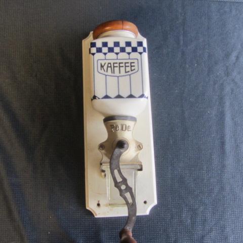 lot 22 image: Wall Mount Coffee Grinder