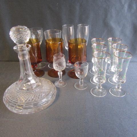lot 36 image: Decanter & Stemware