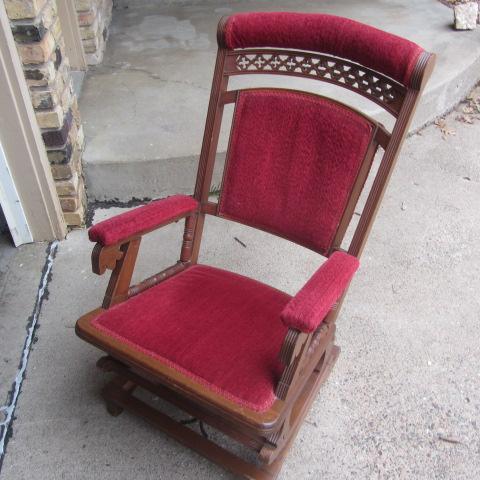 lot 4 image: Victorian Platform Rocker