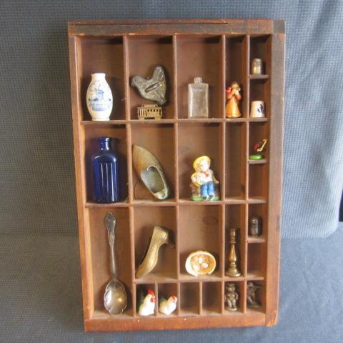 lot 55 image: Printers Drawer & Miniatures