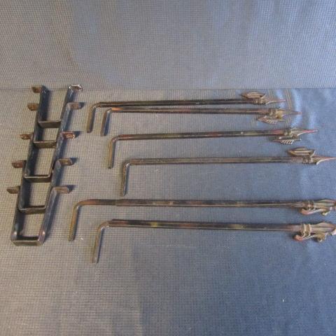 lot 60 image: Antique Curtain Hangers
