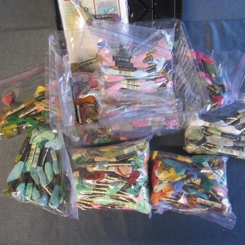 lot 64 image: Embroidery Floss