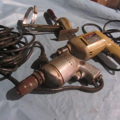 lot 107 image: Drills, Jigsaw