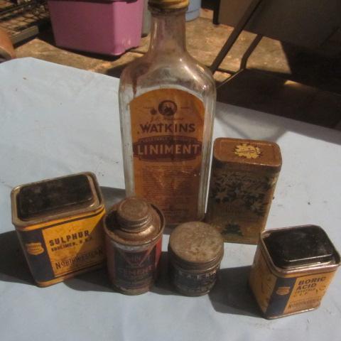 lot 141 image: Vintage Bottles, Cans