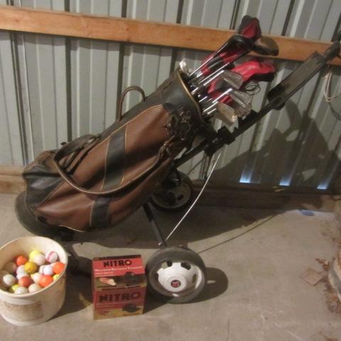 lot 145 image: Golf Clubs, Golf Balls
