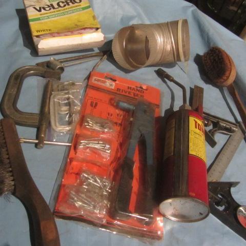 lot 95 image: Riveter, Torch, Velcro