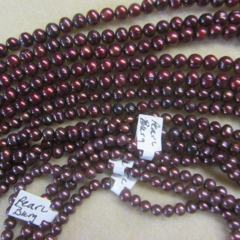 Burgundy Pearls