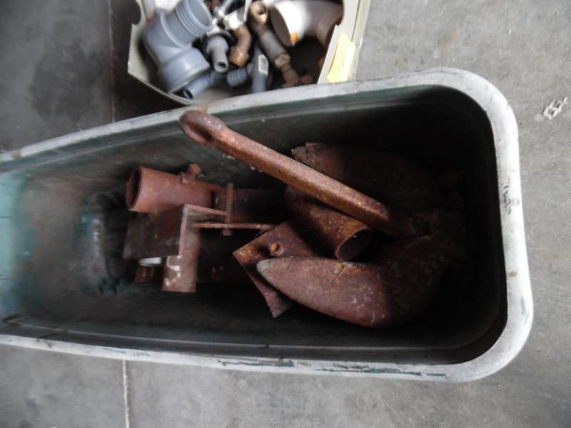 Anchor and metal brackets