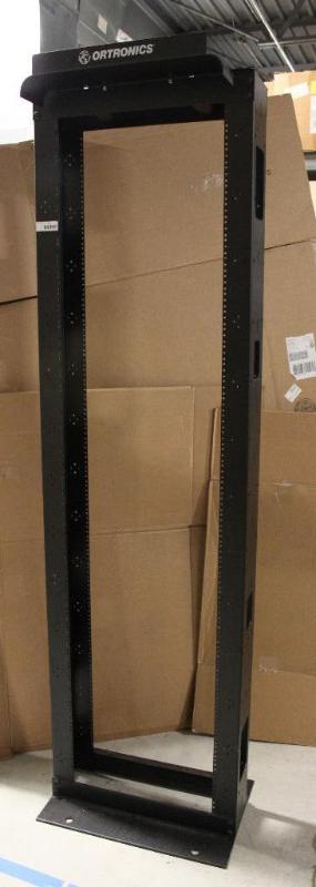 lot 19 image: Ortronics OR-60400169 19 telecom rack. Total...
